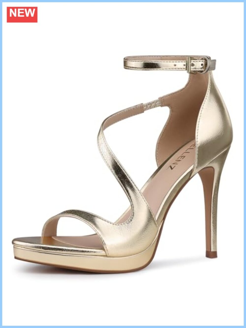 Stiletto High Heels 4.3 Inch Platform Dressy Sandals
